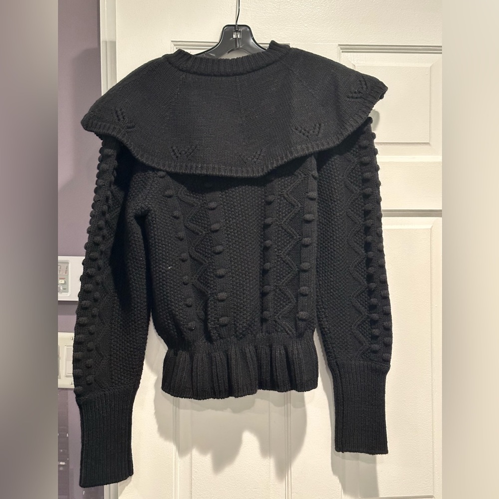 Pernilla Popcorn Knit Longsleeve Sweater